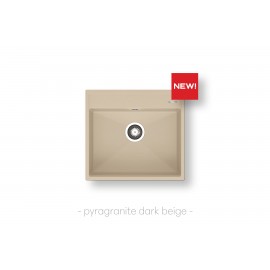 Pyramis Ithaka Ένθετος Νεροχύτης από Συνθετικό Γρανίτη Μ56xΠ51cm Μπεζ 070247511