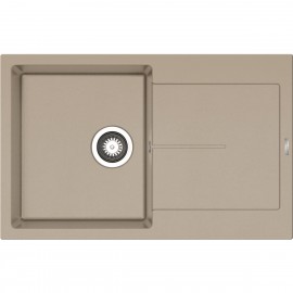 Pyramis 1b 1d Ένθετος Νεροχύτης από Συνθετικό Γρανίτη Μ79xΠ50cm Μπεζ 070242211