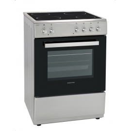 United UFV-68279T Κουζίνα 69lt με Κεραμικές Εστίες Π60εκ. Inox