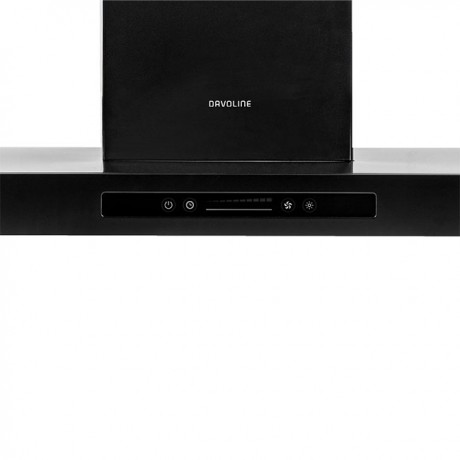 Davoline Raven Pro Απορροφητήρας Καμινάδα 90cm Μαύρος