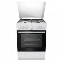 Gorenje GK6B41WD Μικτή Κουζίνα με Εστίες Φυσικού Αερίου Π60εκ. Λευκή 034063901 