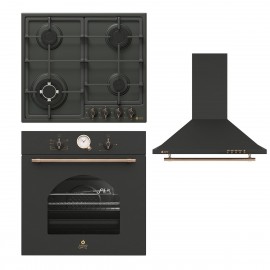 Thermogatz TGS 5511 BL + TGS 9511 BL + TGS 950 BL Rustic Εντοιχιζόμενο Σετ Οικιακών Συσκευών 