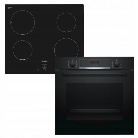 Bosch HBA534EB3 + PUG611AA5E Αυτόνομο Επαγωγικό Σετ Εντοιχισμού 71 A+ Μαύρο