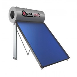 Calpak Neo Ηλιακός Θερμοσίφωνας 160 λίτρων Glass Διπλής Ενέργειας με 2.5τ.μ. Συλλέκτη