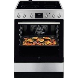 Electrolux LKR64024MX Κουζίνα 73lt με Κεραμικές Εστίες Π59.6εκ. Inox