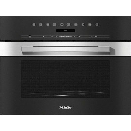 Miele M 7244 TC Ανοξείδωτος CleanSteel Εντοιχιζόμενος Φούρνος Μικροκυμάτων