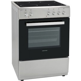 UNITED UFV-60279T Ηλεκτρική Κουζίνα Κεραμική Inox με Τηλεσκοπικό Μηχανισμό