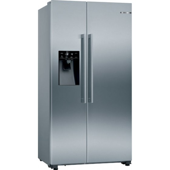 Bosch KAD93AIEP Ψυγείο Ντουλάπα 562lt Total NoFrost Υ178.7xΠ90.8xΒ70.7cm Ασημί