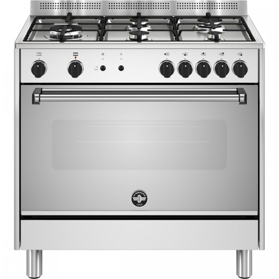 La Germania AMN96 5L G X V/24 GPL Κουζίνα Υγρεαερίου 115lt Π89.7εκ. Inox Α+