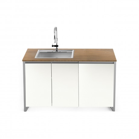 Steel Cucine Gea BALDO16080LAX Σύνθεση Νεροχύτη Εξωτερικού Χώρου