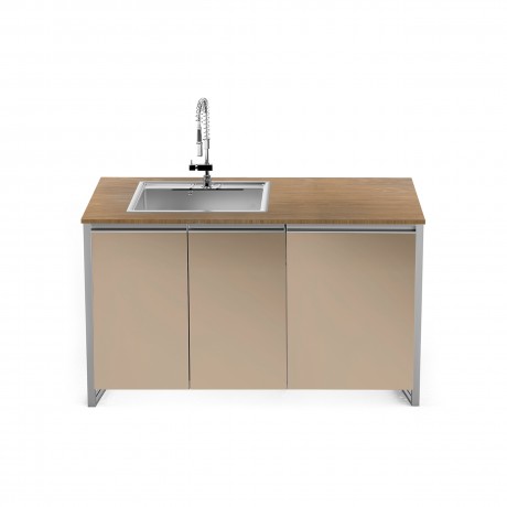 Steel Cucine Gea BALDO16080LAX Σύνθεση Νεροχύτη Εξωτερικού Χώρου