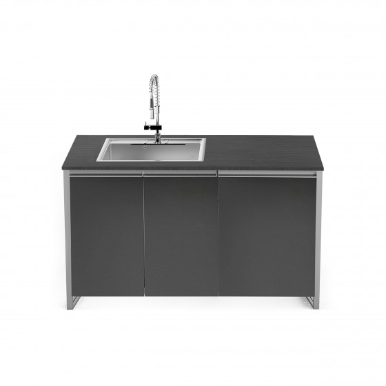 Steel Cucine Gea BALDO16080LAX Σύνθεση Νεροχύτη Εξωτερικού Χώρου