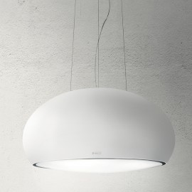 Elica Seashell WH MAT/F/80 Απορροφητήρας Νησίδα Ανακύκλωσης 80cm Λευκός Mat PRF0098392