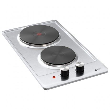 Thermogatz TGS E 9930 IX Domino Εστία Υγραερίου Αυτόνομη Inox 29x51εκ. 04.405.216