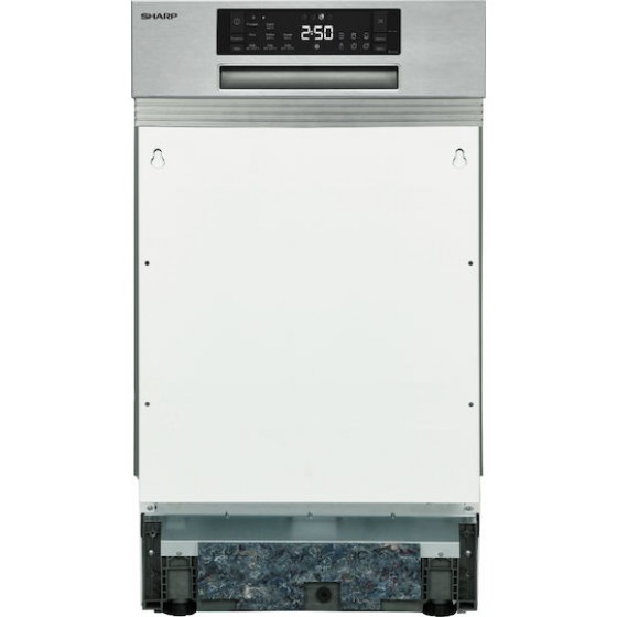 Sharp QW-NS23S47EI Εντοιχιζόμενο Πλυντήριο Πιάτων για 10 Σερβίτσια 45cm Λευκό Sharp QW-NS23S47EI Εντοιχιζόμενο Πλυντήριο Πιάτων για 10 Σερβίτσια 45cm Λευκό