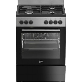 Beko FBE63131XCS Beko Κουζίνα 72lt με Εστίες Υγραερίου & Ρεύματος Π60εκ. Inox