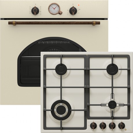 Thermogatz TGS 6680 XL + TGS 9533 BEIGE Εντοιχιζόμενο Σετ Οικιακών Συσκευών 