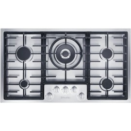 Miele KM 2356-1 Stainless Steel Εστία Αερίου 