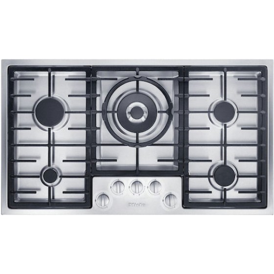 Miele KM 2356-1 Stainless Steel Εστία Αερίου 