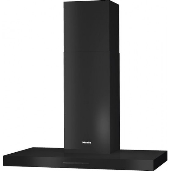 Miele PUR 98 W Απορροφητήρας Καμινάδα 89.8cm Μαύρος