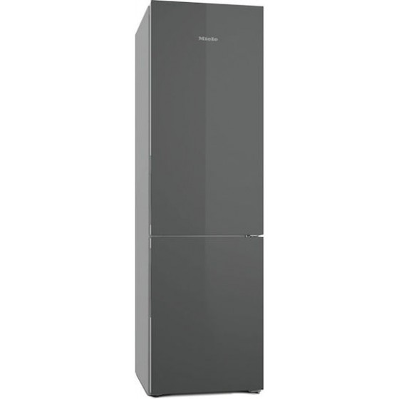 Miele KFN 4898 AD Γκρι Γραφίτη Γυαλί Ψυγειοκαταψύκτης