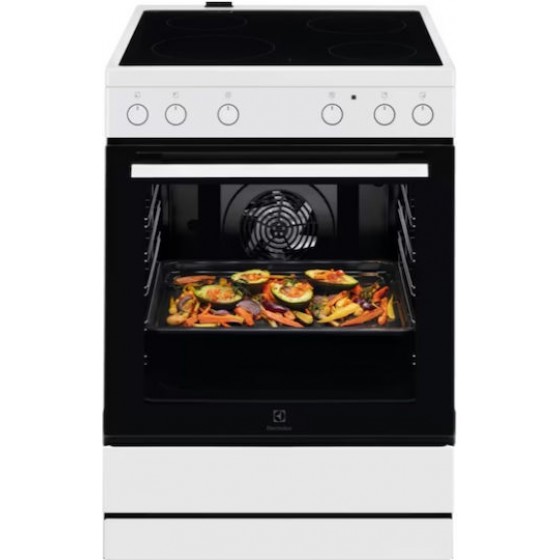 Electrolux LKR62000BW Κουζίνα 73lt με Κεραμικές Εστίες Π59.6εκ. Λευκή Electrolux LKR62000BW Κουζίνα 73lt με Κεραμικές Εστίες Π59.6εκ. Λευκή