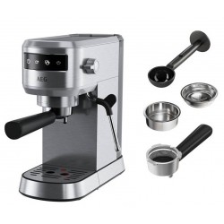 AEG EC6-1-6ST Αυτόματη Μηχανή Espresso 1450W Πίεσης 15bar Ασημί