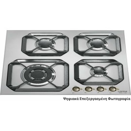 Lofra HR S 6 G0/GA00 /FB Εστία Υγραερίου Αυτόνομη Inox 59.8x50.8εκ. Inox