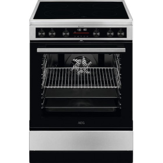 AEG CCB6492APM  Κεραμική Kουζίνα AirFry Πυρολυτικού Καθαρισμού 73lt Inox