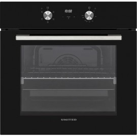 United UBO-60658TPB Φούρνος άνω Πάγκου 69lt χωρίς Εστίες Π59.5εκ. Μαύρος