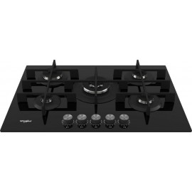Whirlpool GOWL 728 / NB Βάση Εστιών 75 εκ με 5 καυστήρες αερίου 