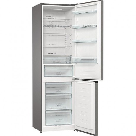 Gorenje NRK6202AXL4 Ψυγειοκαταψύκτης Υx200Πx60Βx59.20εκ. NoFrost Inox με 4 Χρόνια Εγγύηση