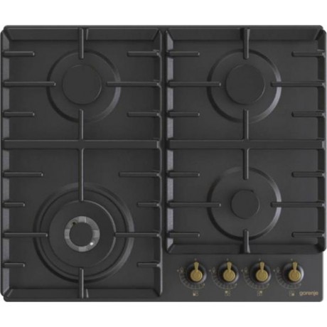 Gorenje GW642CLB Εστίες Αερίου Black με 4 Χρόνια Εγγύηση