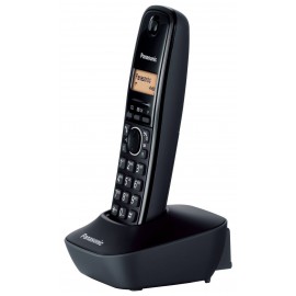 Panasonic KX-TG1611 Ασύρματο Τηλέφωνο με Ελληνικό Μενού Μαύρο