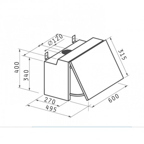 Pyramis Turbo 60cm Λευκός 065023701 ΠΤΥΣΣΟΜΕΝΟΣ