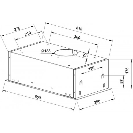 Teka GFG2 Μηχανισμός Απορρόφησης 55cm Inox