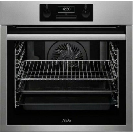 AEG BES331010M Εντοιχιζόμενος Φούρνος  71lt Inox