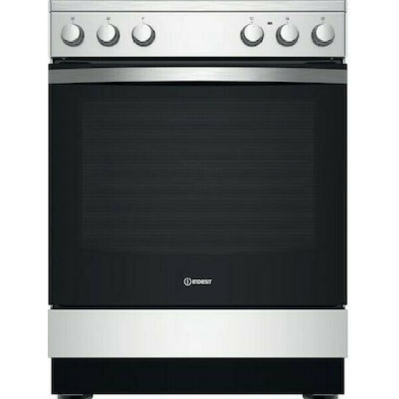 Indesit IS67V5KCX/E Κεραμική Κουζίνα