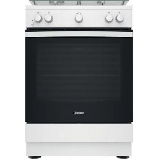 Indesit IS67G1KMW/E Κουζίνα Αερίου