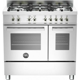 Bertazzoni PRO90 5 MFE D X E - 5 Εστίες Αερίου - 2 Φούρνοι Ηλεκτρικοί Inox