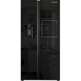 Morris B74558ESN Ψυγείο Ντουλάπα Black Glass