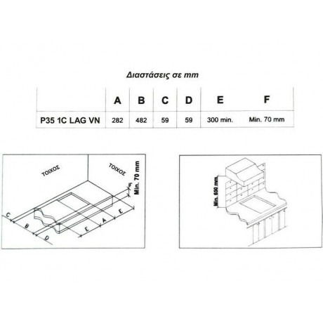 La Germania P35 1C LAG VN GPL Εστία Domino Διπλής Φλόγας WOK 6.0kW  