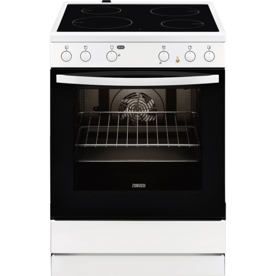Zanussi ZCV65030WA Κουζίνα 72lt με Κεραμικές Εστίες Π60εκ. Λευκή