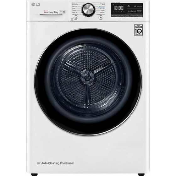 LG RC80V9AV3W Στεγνωτήριο 8kg A+++ με Αντλία Θερμότητας