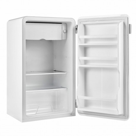 Midea MDRD142SLF01 Retro Μονόπορτο Ψυγείο 93lt Υ83.5xΠ48.8xΒ44cm Λευκό