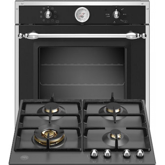 Bertazzoni F60 9 HER E K T NE + P60 4L HER NE Ηλεκτρικός Φούρνος  με Εστίες Αερίου