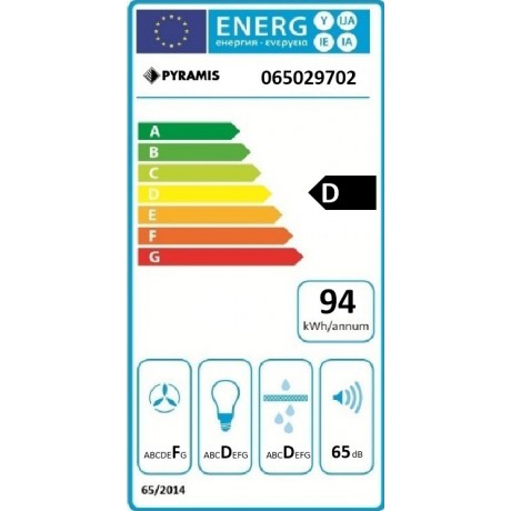 Pyramis Essential Απλός με 2 Μοτέρ Ελεύθερος Απορροφητήρας 70cm Καφέ 065029702