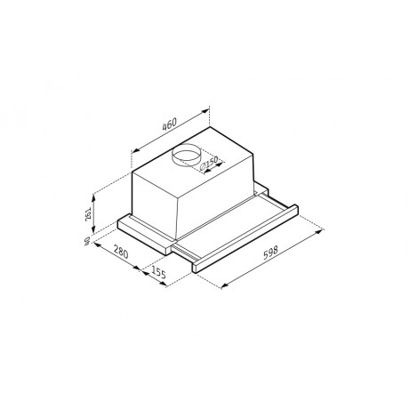 Pyramis Essential Συρόμενος Turbo 60cm Λευκός 065017302