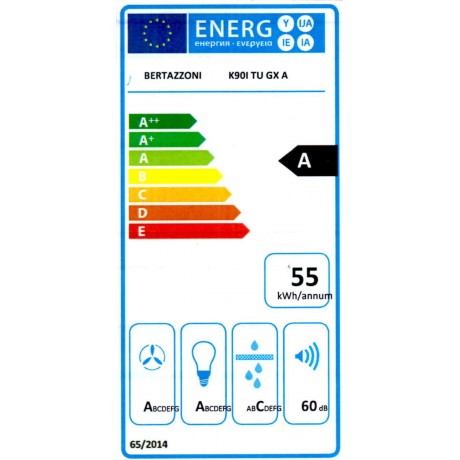 La Germania Isola I5 90 Νησίδα 90 cm Inox 850m³/h 