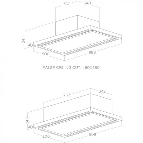 Elica Cloud Seven ΙΧ/Α/90 Απορροφητήρας Νησίδα 90cm Inox PRF0142094A